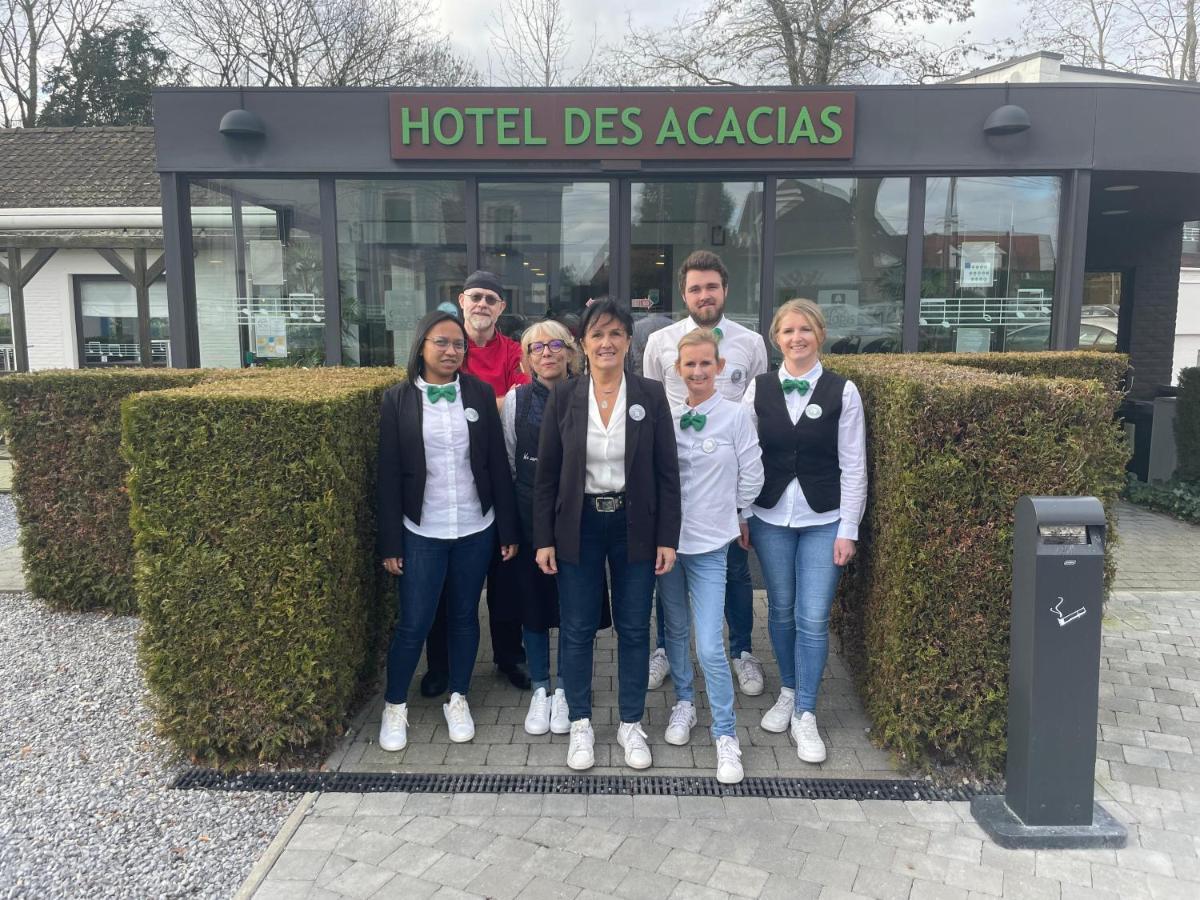 Logis Hotel Restaurant Des Acacias Lille Neuville En Ferrain 누빌엉페랑 외부 사진